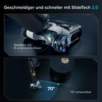 Mokro-suchý vysávač Roborock F25 XT, 20000 Pa, s funkciou mopovania, 90 °C samočistenie a rýchle sušenie, sklopiteľný o 180°, Wi-Fi, čierny 6