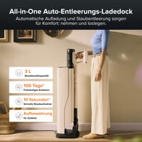 Tyčový vysávač Roborock H60 Hub Pro s vyprázdňovacou stanicou, 170 AW, 80 minút v režime Eco 2