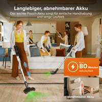 Tyčový vysávač Roborock H60 Hub Pro s vyprázdňovacou stanicou, 170 AW, 80 minút v režime Eco 4