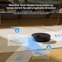 Robotický vysávač s funkciou mopovania Roborock Q10 X5+, automatická vyprázdňovacia stanica na 7 týždňov, sací výkon 10 000 Pa, systém proti zamotávaniu Dual Anti-Tangle, inteligentný 6