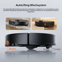 Robotický vysávač s funkciou mopovania Roborock Q10 X5+, automatická vyprázdňovacia stanica na 7 týždňov, sací výkon 10 000 Pa, systém proti zamotávaniu Dual Anti-Tangle, inteligentný 5