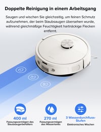 Robotický vysávač Roborock Q7 L5 biely – sací výkon 8000 Pa HyperForce, inteligentná navigácia 6