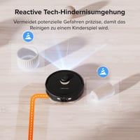 Robotický vysávač a mop Roborock Qrevo, sací výkon 5500 Pa, 3D mapovanie, dvojitý rotačný mop, automatické nabíjanie, vyprázdňovanie a čistenie 6