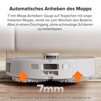 Robotický vysávač a mop Roborock Qrevo, sací výkon 5500 Pa, 3D mapovanie, dvojitý rotačný mop, automatické nabíjanie, vyprázdňovanie a čistenie 4