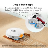 Robotický vysávač a mop Roborock Qrevo, sací výkon 5500 Pa, 3D mapovanie, dvojitý rotačný mop, automatické nabíjanie, vyprázdňovanie a čistenie 3