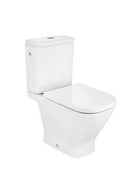 Capac și colac WC Roca The Gap Square, material Supralit, alb, A80147000B - Pentru WC cu rezervor jos, piesă de schimb originală 2