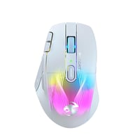Bezdrôtová herná myš Roccat Kone XP Air, optický senzor 19 000 DPI, podsvietenie AIMO RGB, 4D koliesko, s nabíjacou stanicou RGB, biela 1
