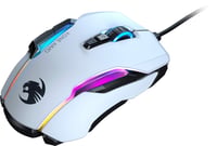 Mouse de gaming ROCCAT Kone XP Alb - Senzor optic 19000 DPI, Iluminare 3D RGB AIMO, rotiță Krystal 4D, funcționalitate multi-buton 6