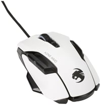 Mouse de gaming ROCCAT Kone XP Alb - Senzor optic 19000 DPI, Iluminare 3D RGB AIMO, rotiță Krystal 4D, funcționalitate multi-buton 10