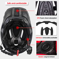 Cască integrală pentru copii ROCKBROS, mărimea M (53-58 cm), cu bărbie detașabilă, pentru BMX, MTB, Downhill, pentru băieți și fete 3