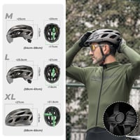 Cască de ciclism ROCKBROS cu vizieră detașabilă pentru biciclete de oraș și cursiere 6