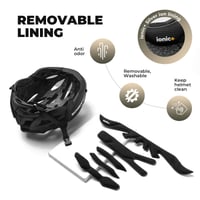 Cască de ciclism ROCKBROS cu vizieră magnetică detașabilă, cască MTB pentru bicicletă, ventilată, unisex, 58-62 cm 5