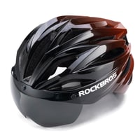 Cască de ciclism ROCKBROS cu vizieră magnetică detașabilă, cască MTB pentru bicicletă, ventilată, unisex, 58-62 cm 1