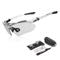 Ochelari de ciclism fotocromatici ROCKBROS cu protecție UV400 și bandă de fixare, compatibili cu ochelari de vedere 1