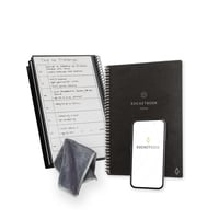 Agendă reutilizabilă Rocketbook Fusion, format Executive 15x22,4 cm, negru - calendar lunar și săptămânal, obiective, listă de sarcini, pagini liniate și punctate 1