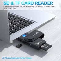 Rocketek USB Kártyaolvasó - Intelligens Kártya, SIM, SD, DNI, CAC Olvasó - Kompatibilis Windows/Mac Rendszerekkel - ISO 7816 Szabvány 4