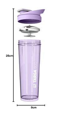 ROCKITZ Protein Shaker 800 ml - Jednostavno čišćenje, opruga za miješanje, shake bez grudica - Fitness boca 10