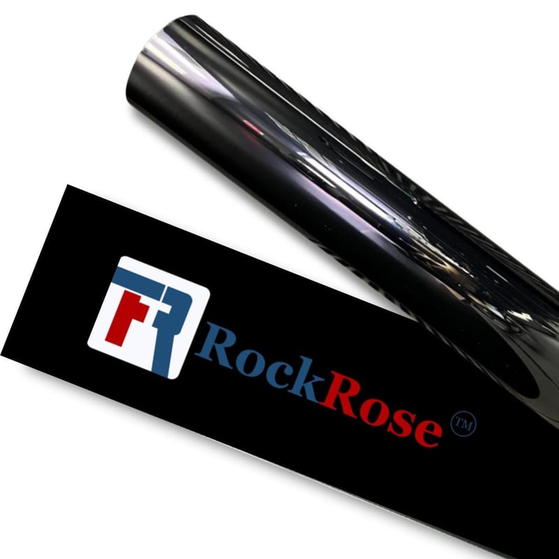 RockRose 20% Nano Keramická fólia na autosklá 1,0 m x 3,0 m, 2-vrstvová antracitová tónovacia fólia s 99% UV a 85% IR ochranou, tepelne izolačná, samolepiaca