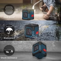RockSeed Keresztvonalú Lézer 15m Mérési Tartomány Mágneses Talp IP54 6