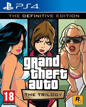 Rockstar Games Grand Theft Auto: The Trilogy – The Definitive Edition PS4 igra, akcijska avantura, otvoreni outlet primjerak