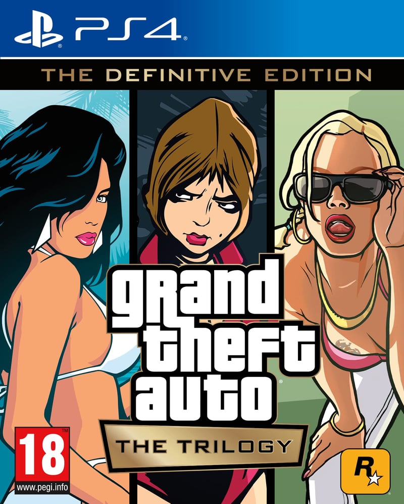 Rockstar Games Grand Theft Auto: The Trilogy – The Definitive Edition – Hra na PlayStation 4 (PS4) – Akčná dobrodružná videohra
