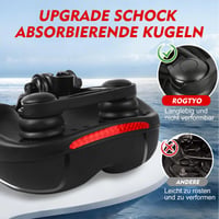 Cyklistické sedlo ROGTYO Cloud Comfort Pro Max – extra široké gélové sedlo s pamäťovou penou, tlmením vibrácií a vodeodolným povrchom, ergonomické sedlo pre mužov aj ženy, na MTB, trekkingové a elektrobicykle 2