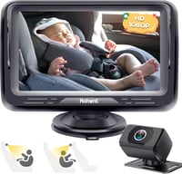 Rohent Baba Autós Kamera HD 1080P Éjjellátó 4,3" Monitorral - Hátsó Ülés Megfigyelő Rendszer Gyerekfelügyelethez 1