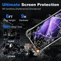 Rojeuinn Oppo Reno13 Reno 13 5G átlátszó tok 1 db edzett üveg kijelzővédővel, soft matte, ultra clear képernyővédő 7