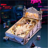 ROKR Fa Flipper Játék 3D Puzzle Felnőtt Pinball Asztal Ajándék 2