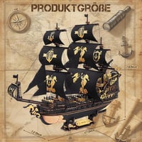 ROKR Seahorse Bark MCB02 3D fa puzzle modell építőkészlet felnőtteknek 5