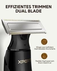Roleader Elektromos Borotva Szakáll és Testszőr Trimmer USB-C Vezeték Nélküli 7