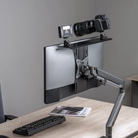 ROLINE All-in-One držiak príslušenstva, kompatibilný s VESA, čierny, držiak na monitor PC príslušenstvo 9