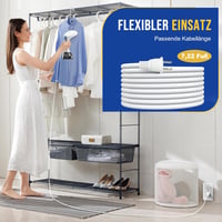 Rolipo 1640W gőzölő 400ml tartállyal ruhafrissítő utazáshoz otthonhoz 7