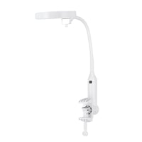 Stolná lupa Rollei s LED osvetlením, zväčšenie 1,8x a 3,3x, 6 LED diód s nastaviteľným jasom, ohybné rameno, stojan a svorka, napájanie z batérií alebo zo siete. 5
