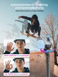Gimbal na smartfón Rollei Easy Creator so statívom a automatickým sledovaním 3