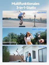 Trepied pentru Smartphone Rollei Easy Creator cu Urmărire Automată și Selfie Stick 4