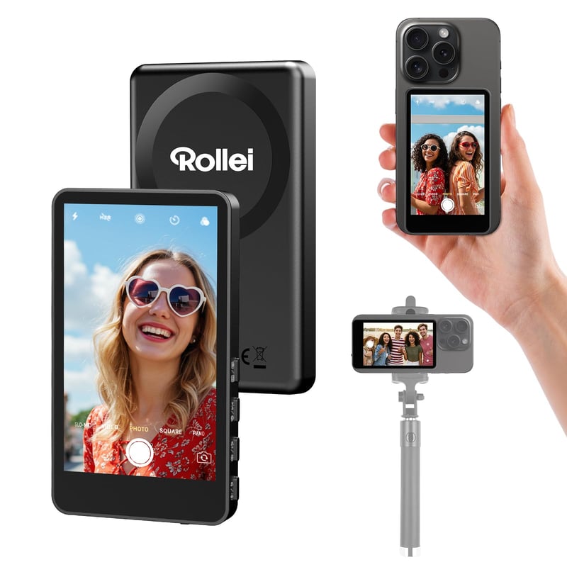 Monitor magnetic pentru camera din spate Rollei Easy Creator Selfie de 3,97"
