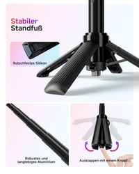 Rollei Easy Creator SmartGrip 3 v 1 selfie tyč so statívom a diaľkovým ovládaním 6