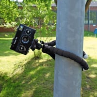 Flexibilný ministatív Rollei Monkey Pod s guľovou hlavou, kompaktný a nastaviteľný dizajn, čierny 2