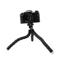 Flexibilný ministatív Rollei Monkey Pod s guľovou hlavou, kompaktný a nastaviteľný dizajn, čierny 3