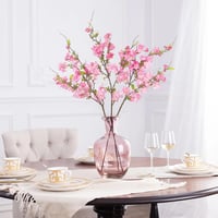 ROLLWAY 3 db Tavaszi Cseresznyevirág Ág 80cm Mesterséges Sakura Dekoráció 5
