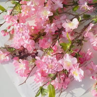 ROLLWAY 3 db Tavaszi Cseresznyevirág Ág 80cm Mesterséges Sakura Dekoráció 3