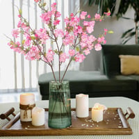 ROLLWAY 3 db Tavaszi Cseresznyevirág Ág 80cm Mesterséges Sakura Dekoráció 6