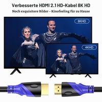 HDMI 2.0 kábel Rommisie 2 m, 4K 60Hz, 18 Gbps, Ultra High Speed, pozlátené konektory, Ethernet, ARC, 3D, kompatibilný s TV, PC, PS5, Blu-ray 6
