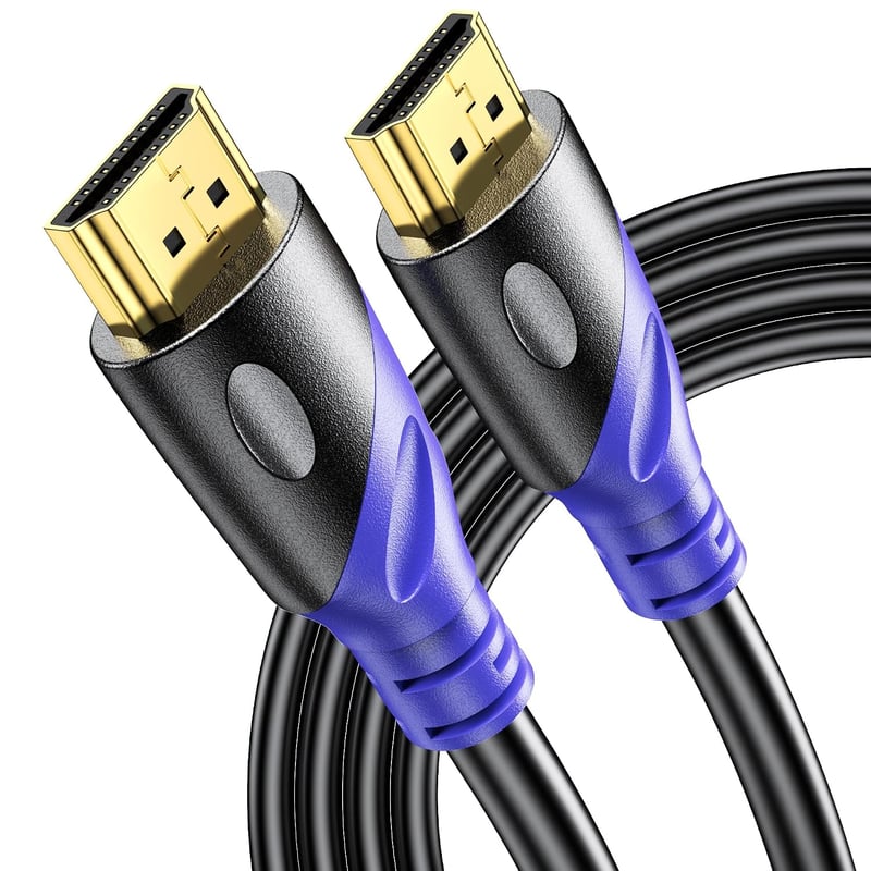 Cablu HDMI 2.1 Rommisie 1 m 8K 60 Hz 4K 120 Hz eARC HDR10 HDCP 2.2 2.3 48 Gbps PC TV HDTV Blu-ray