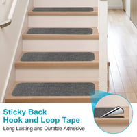 Romon samolepiaca suchý zips páska, 5 m dlhá, 16 mm široká, silné obojstranné lepidlo, systém háčik a slučka, čierna 5