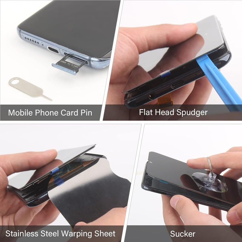 RongZy 10 az 1-ben Javítókészlet Okostelefon Szereléshez iPhone Samsung LG
