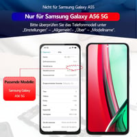 RongZy LCD kijelző Samsung Galaxy A56 5G kerettel, érintőpanellel és szerszámkészlettel - fekete 3