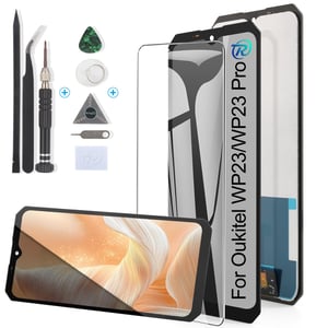 Náhradný LCD displej s dotykovou plochou pre Oukitel WP23 / WP23 Pro - čierny