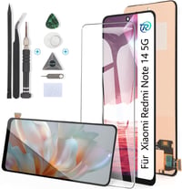 RongZy Xiaomi Redmi Note 14 4G/5G LCD kijelző csere érintőpanellel és szerszámkészlettel - fekete 1